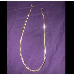18k Gold Cuban Chain Unisex Italian